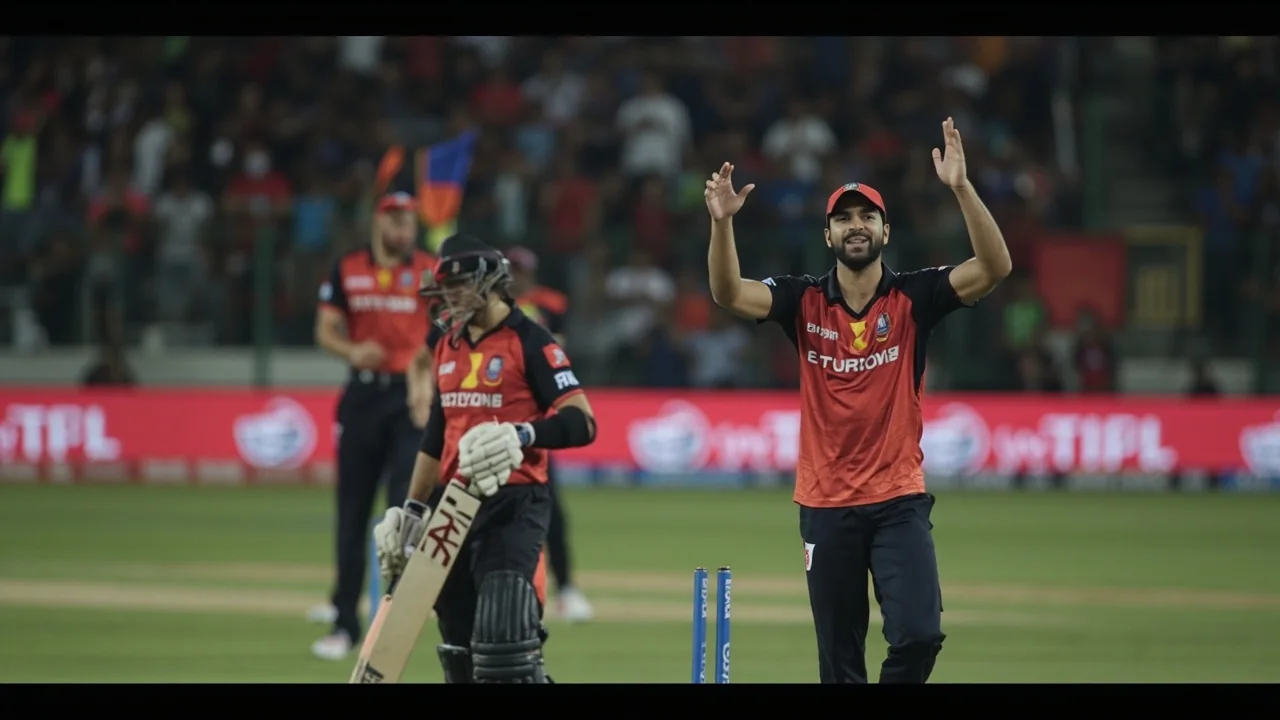 Medium shot of IPL fielders setting positions on a green outfield during a league-stage fixture, used as the second editorial figure for the IPL 2026 reference feature